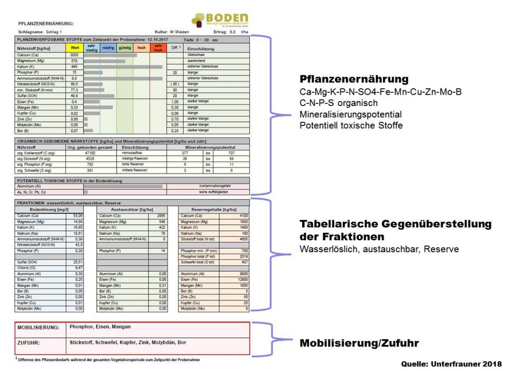 Übersichtsblatt Pflanzenernährung